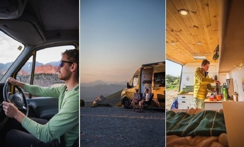 بريطانيان يستقيلان من عمليهما ليعيشا في شاحنة