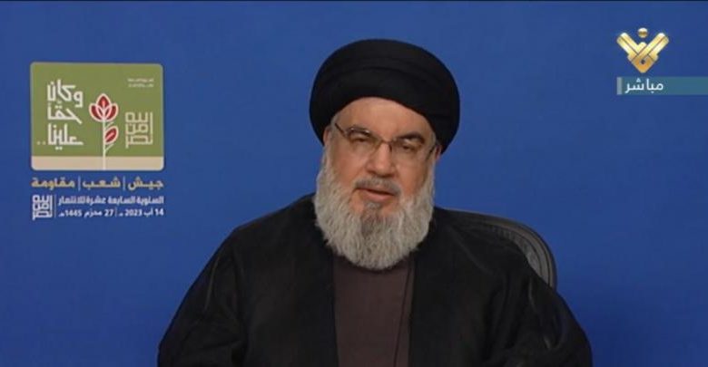 حسن نصر الله لقادة الاحتلال: ان ذهبتم للحرب مع لبنان أنتم أيضا ستتم إعادتكم للعصر الحجري