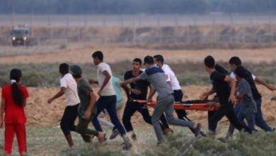 إصابات بالرصاص والاختناق في قمع الاحتلال مسيرات سلمية شرق غزة