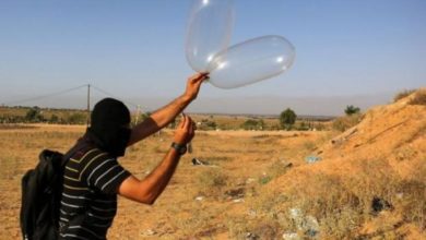 اندلاع حريق بمستوطنة قرب غزة بفعل البالونات الحارقة