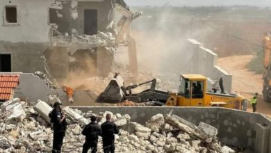 قوات الاحتلال تهدم منزل في الطيرة في الداخل المحتل