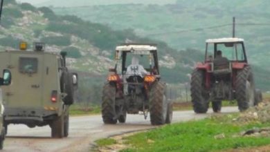 الاحتلال يستولي على جرار زراعي وصهريج مياه ومركبة في الأغوار
