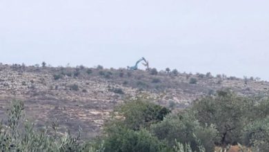 الاحتلال ينفذ عمليات تجريف استيطاني واسعة في سلفيت
