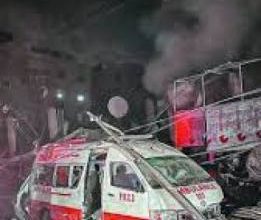 الاحتلال يواصل استهداف محيط المنشآت الصحية بالقطاع
