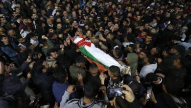 تشييع جثمان الشهيد رماح بشارات في طمون
