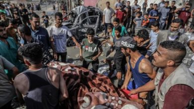 استشهاد مواطنة وإصابة آخرين في قصف لطيران الاحتلال جنوب القطاع