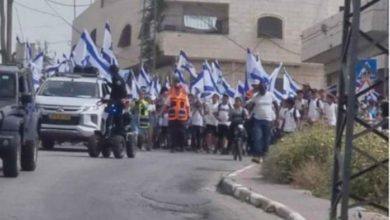 مسيرة استفزازية للمستوطنين جنوب نابلس