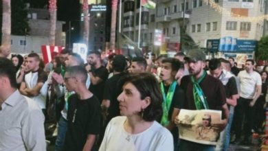 وقفة ومسيرة وسط رام الله تنديدا بعدوان الاحتلال على شعبنا