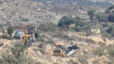 الاحتلال يهدم غرفا سكنية وخزانات مياه ويدمر شبكات كهرباء ومياه في قرية فراسين غرب جنين