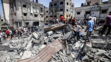انتشال جثامين 35 شهيدا من تحت أنقاض منازل مدمرة في مخيم جباليا