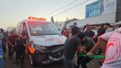 شهداء وجرحى في قصف الاحتلال مدخل مستشفى النصر للأطفال