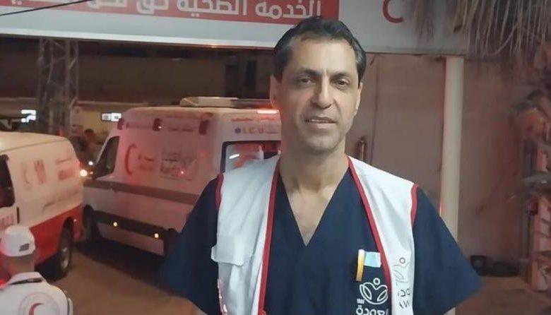 منظمة آكشن إيد الدولية تطالب بالإفراج الفوري عن مدير مستشفى العودة وأفراد الطواقم الطبية في قطاع غزة