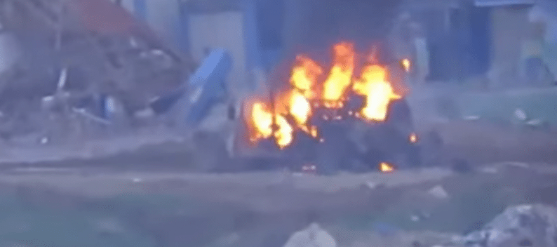 القسام يكشف مشاهد لتدمير "جيب هامر" بصاروخ مضاد للدروع