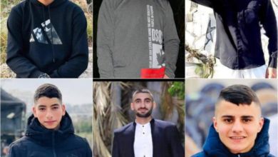 6 شهداء بعد قصف طائرة مسيرة لشبان في مخيم نور شمس شرق طولكرم