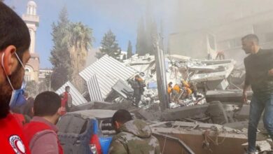 دمشق: 4 شهداء جراء غارة إسرائيلية على مبنى سكني بحي "المزة"