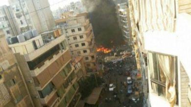 أولي : 4 شهداء جراء انفجار ضخم بضاحية بيروت الجنوبية