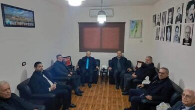 " الديمقراطية" في لبنان تستقبل وفدا من دائرة العلاقات الوطنية في "حماس"
