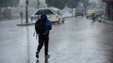 الطقس: أجواء باردة وأمطار متفرقة