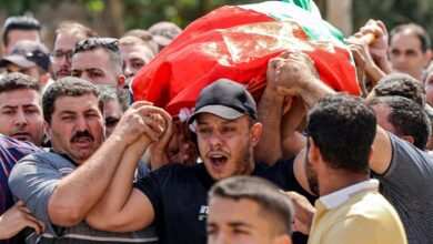 جماهير غفيرة تُشيّع جثمان الشهيد وسام خشان في بير الباشا جنوب جنين