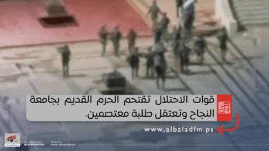 قوات الاحتلال تقتحم الحرم القديم بجامعة النجاح وتعتقل طلبة معتصمين