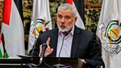 إسماعيل هنية يبحث هدنة جديدة في القاهرة اليوم