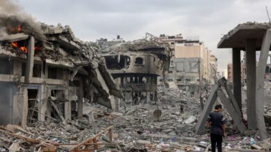 شهيدان و8 إصابات في قصف للاحتلال على حي الرمال من مدينة غزة