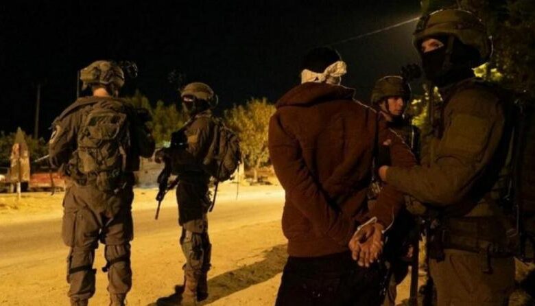 الاحتلال يعتقل خمسة مواطنين من جنين