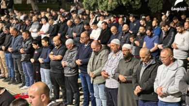 45 ألفا يؤدون صلاتي العشاء والتراويح في المسجد الأقصى