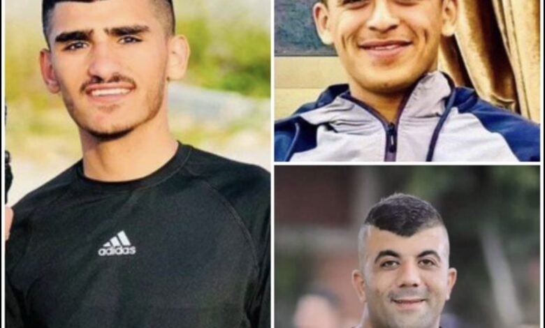 اغتيال ثلاثة مقاومين في جنين واصابة رابع بجراح خطرة