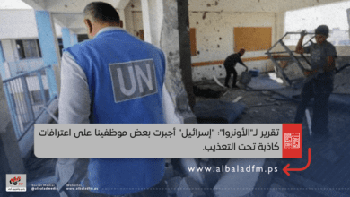 تقرير لـ"الأونروا": "إسرائيل" أجبرت بعض موظفينا على اعترافات كاذبة تحت التعذيب
