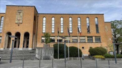 رفع علم فلسطين فوق مبنى بلدية في بلجيكا تضامنا مع أهالي غزة