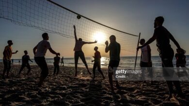 صور الفلسطيني على شاطئ دير البلح، تغضب الاحتلال