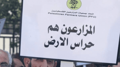 اتحاد جمعيات المزارعين الفلسطينين يدعو الى توفير حماية دولية عاجلة للمزارعين الفلسطينين