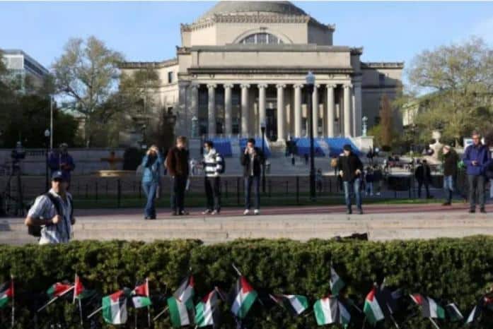 توسع الاحتجاجات في الجامعات الأميركية رفضا للعدوان على غزة