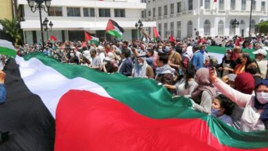 جامعات تونسية تنظم مسيرة ووقفة تضامنا مع فلسطين