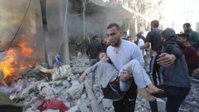 جرحى جراء قصف إسرائيلي استهدف المغراقة وسط غزة