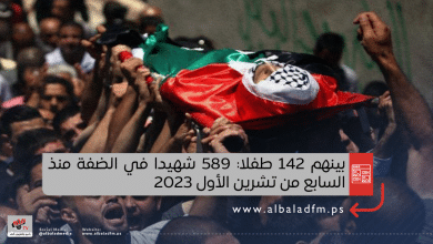 بينهم 142 طفلا: 589 شهيدا في الضفة منذ السابع من تشرين الأول 2023