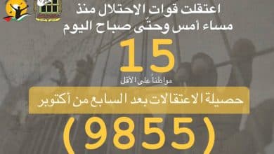 الاحتلال يعتقل 15 موطنا من الضفة الليلة الماضية