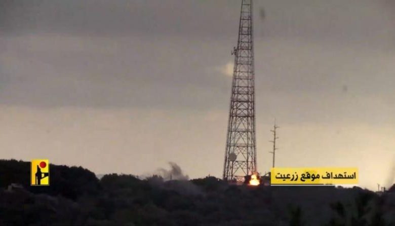 ثكنة "زرعيت" في مرمى قذائف مدفعية حزب الله .. و12 عملية في يوم واحد