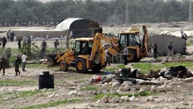 الاحتلال يهدم بركة زراعية في قرية فروش بيت دجن شرق نابلس