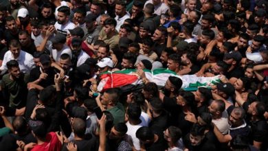 تشييع جثماني الشهيدين غنام وأبو عرة في عقابا