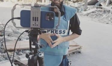 استشهاد الصحفي محمد بعلوشة في غزة