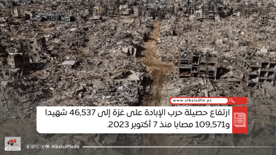 ارتفاع حصيلة حرب الإبادة على غزة إلى 46,537 شهيدا و109,571 مصابا