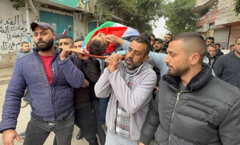 تشييع جثمان الشهيد أحمد الشايب في برقين