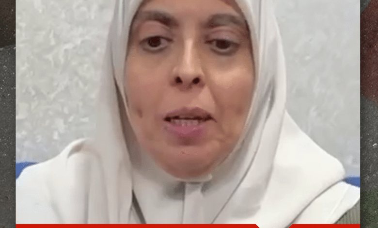 الاسيرة المحررة من صفقة التبادل ختام حبايبة من بلدة صانور جنوب جنين