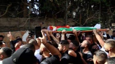 تشييع جثمان الشهيد الفتى حامد موافي إلى مثواه الأخير في قلقيلية
