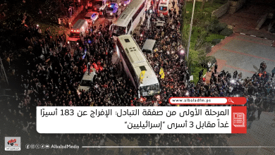 أعلن "مكتب إعلام الأسرى" عن تفاصيل الدفعة الأولى من الأسرى الذين سيتم الإفراج عنهم غدًا السبت من سجون الاحتلال الإسرائيلي، وذلك في إطار المرحلة الأولى من صفقة تبادل الأسرى التي تأتي ضمن اتفاق وقف إطلاق النار في قطاع غزة. وفقًا للبيان الصادر عن مكتب إعلام الأسرى، فإن الاحتلال الإسرائيلي سيطلق سراح 183 أسيرًا فلسطينيًا، موزعين على النحو التالي: - 18 أسيرًا محكومًا بالسجن المؤبد. - 54 أسيرًا محكومًا بأحكام عالية. - 111 أسيرًا من أبناء قطاع غزة، الذين تم اعتقالهم بعد اندلاع الحرب في 7 أكتوبر 2023. ويأتي هذا الإفراج بعد أن قدّمت المقاومة قائمة بأسماء الأسرى الإسرائيليين الذين ستطلق سراحهم ضمن الدفعة الأولى من الصفقة، في خطوة تعكس الالتزام المتبادل بتنفيذ الاتفاق وفق المراحل المحددة. في السياق ذاته، كشف الناطق العسكري باسم كتائب القسام، الجناح العسكري لحركة "حماس"، أبو عبيدة، عن أسماء الأسرى الإسرائيليين الثلاثة الذين ستُطلِق المقاومة سراحهم غدًا السبت، في إطار ما أطلقت عليه اسم "صفقة طوفان الأقصى" لتبادل الأسرى. وهم: 1. الياهو داتسون يوسف شرابي 2. أور أبراهام ليشها ليفي 3. أوهاد بن عامي وفي دفعات سابقة، ومنذ بدء سريان اتفاق وقف إطلاق النار في غزة في الـ19 كانون الثاني/يناير 2025، انتزع العديد من الأسرى الفلسطينيين في سجون الاحتلال حرّيتهم، ومن بينهم ذوي الأحكام العالية والمؤبدات. في المقابل، سلّمت المقاومة الفلسطينية أسرى إسرائيليين من نقاط متعددة من قطاع غزة، وسط مشاركة مقاتلين من مختلف الفصائل بين الحشود الجماهيرية، التي تحضر في ساحات التسليم رافعةً رايات المقاومة وصور شهدائها.