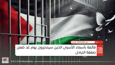 قائمة بأسماء الأسرى الذين سيتحررون يوم غد ضمن صفقة التبادل