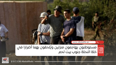 مستوطنون يهاجمون منزلين ويُلحقون بهما أضرارا في خلة النحلة جنوب بيت لحم
