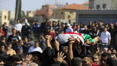 تشييع جثمان الشهيد الطفل أيمن الهيموني في الخليل